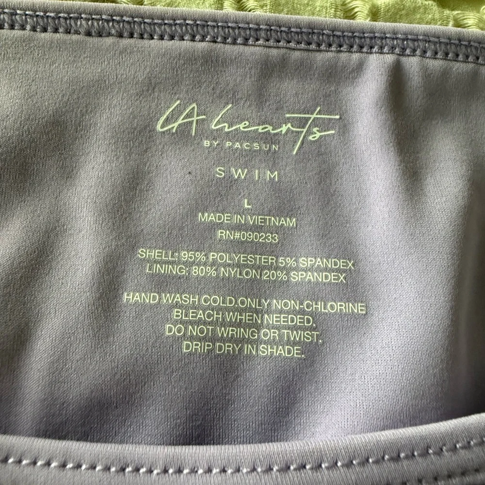 NEW PacSun Purple Textured‎ Bikini Bottom Size L